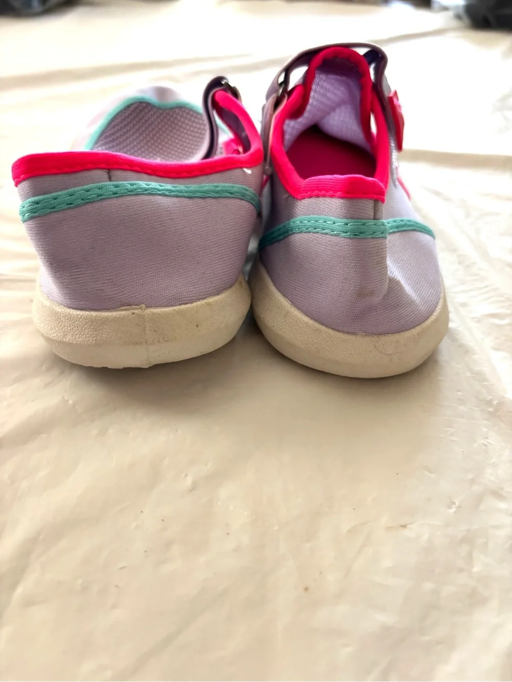 NWT nation Lavender Pink Slip-On Water Shoes SZ 4 - 5 Youth Big girl